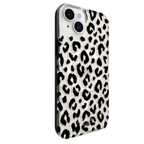 Kate Spade New York City Leopard Protective Case for iPhone 14 Plus MagSafe NWT - Picture 4 of 5